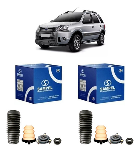 Kit Amortecedor Dianteiro Sampel Ford Ecosport 02/12 - Par