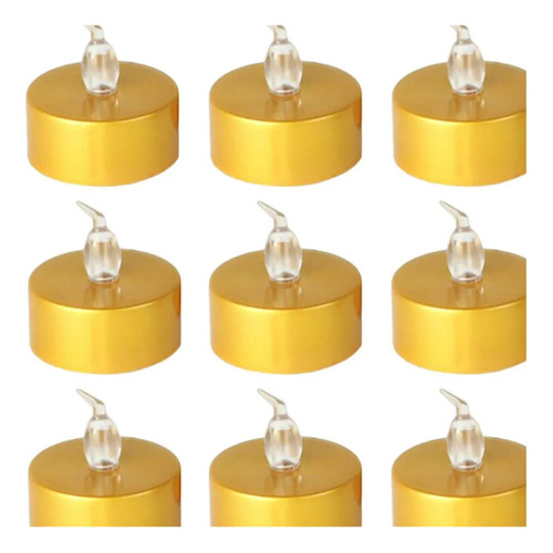 12 Minivelas Led Velas Halloween Con Pilas
