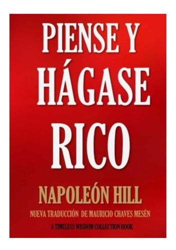 Piense Y Hágase Rico Libro