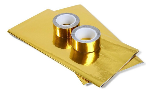 1 Manta 2 Rolo De Fita Adesiva Termica Gold Tape