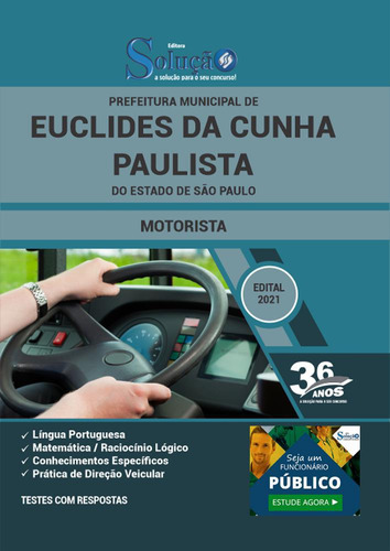 Apostila Euclides Da Cunha Paulista Sp - Motorista