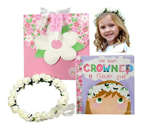 Juego De Regalo Para Niña Con Diseño De Flor Diadema