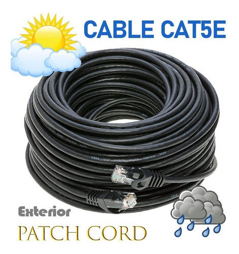 Cable Utp Cat5e Exteriores 50m Resiste Intemperie 