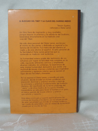 El Budismo Tibetano: Claves Del Camino Medio - Dalai Lama (Usado)