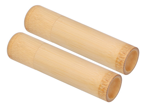 Cilindro De Almacenamiento De Té Portátil De Tubo De Bambú E