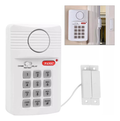 Alarma Sonora Inalambrica Magnético Puerta Ventana Veoquiero C