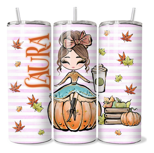 Termo Pumpkin Spice Coffee Acero Inoxidable 20 Onzas Otoño