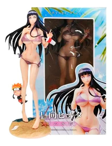 Muñeca Naruto Sexy Hyuga Hinata Bikini Figura Desnudable 