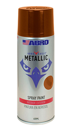 Pintura Cromo Metalizada Tamaño Grande X 400 Ml Marca Abro