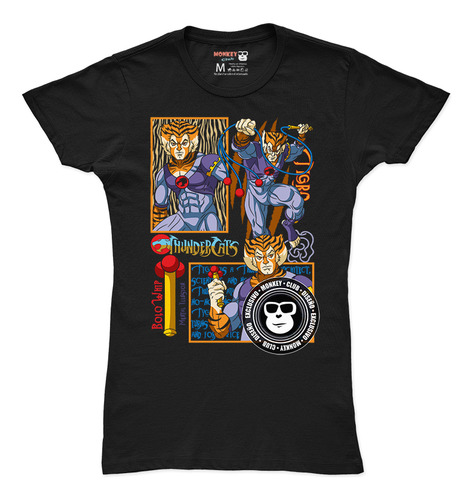 Playera Retro Comics Thundercats - Tigro #0031cv