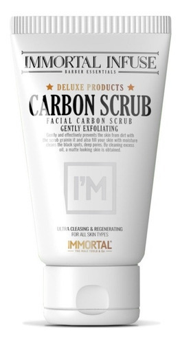 Mascarilla Facial Carbón O Black Inmortal 150ml Tipo De Piel Mascarilla Carbon Scrub