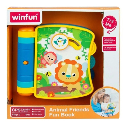 Winfun Juguete Libro Animales Bebes Interactivo