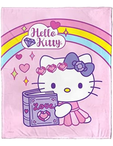 Manta Con Tacto De Seda De Hello Kitty Del Noroeste, 50 X 60