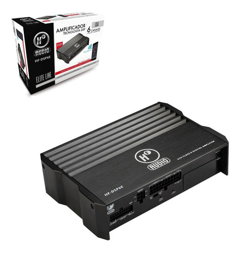 Amplificador Clase Dsp 400 Watts 6 Canales Con Bluetooth Hf