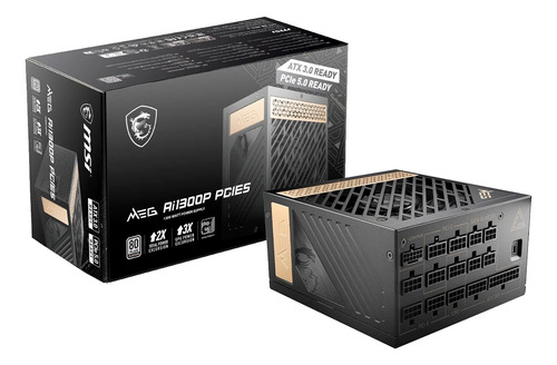 Fuente De Poder 1300w Msi Meg Ai1300p Pcie5 80 Plus Platinum