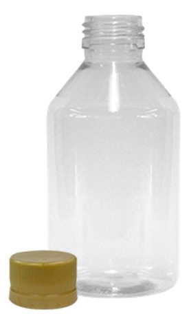 Envase Frasco Farmacia Pet Transparente 120cc Tapa Plástica