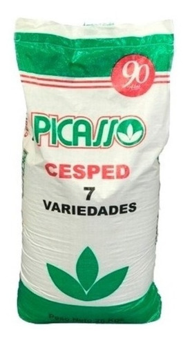 Semillas Cesped Pasto 4 Estaciones 7 Variedades 10kg Picasso