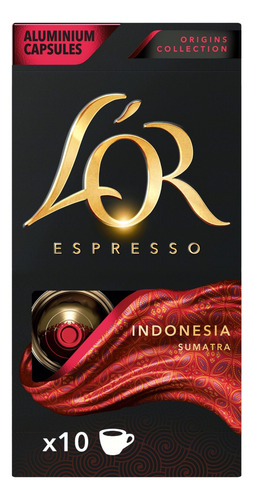 Cápsulas De Café Indonésia Sumatra Intensidade 9 Com 10