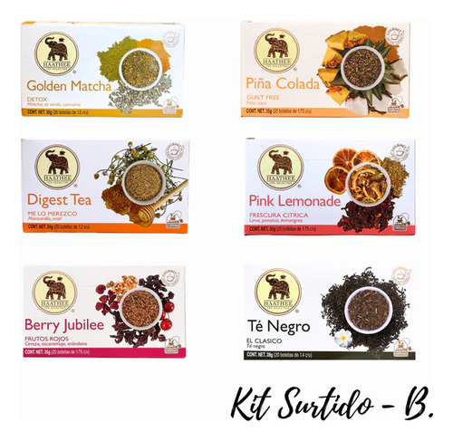 Línea Gourmet (family Pack 6 Cajitas)