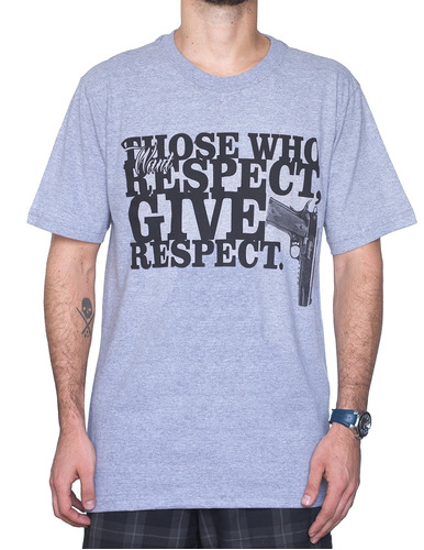 Camiseta Vitaboard Respect Cinza