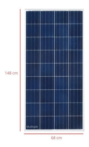 Panel Solar Policristalino 150w Watts 12 Voltios 