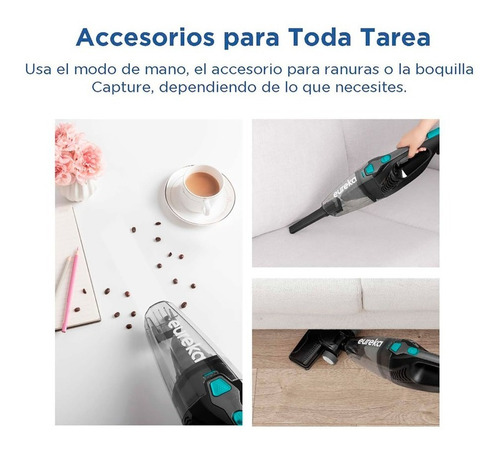 Aspiradora Vertical Mano Hogar Carro 3 En 1 Eureka 0.5l 90aw