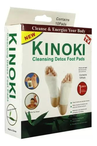 Parches Desintoxicantes De Pies Limpia Rejuvenece Kinoki X10