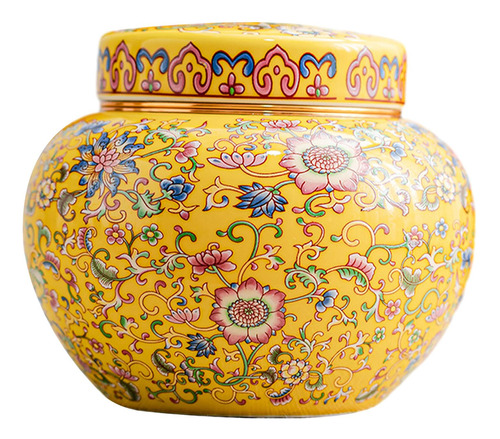 Jar Vase, Tarro Floral Para Templos Con Tapa, Escritorio Mul