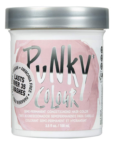 Tinte De Pelo Punky Cotton Candy Semipermanente, 100 Ml