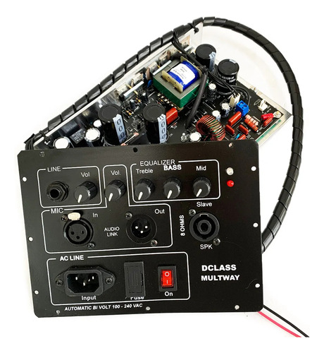 Kit Dclass P/ Ativação De Caixas Multivias 500 Watts Rms