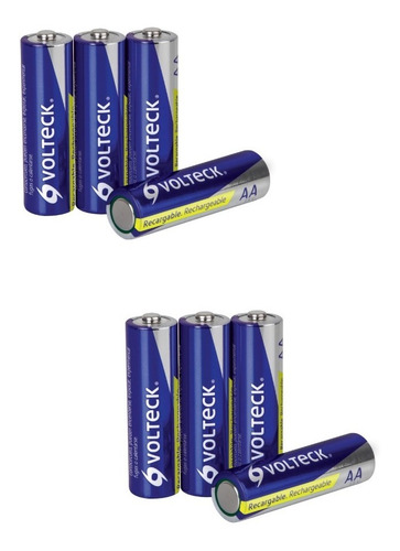 Pilas Baterias Recargables Aa 1300 Mah Para Uso General