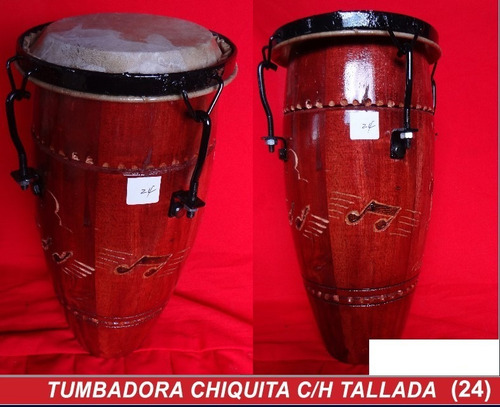 Imagen 2 de 2 de Tumbadora Chiquita Tallada