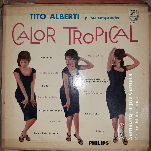 Vinilo Tito Alberti Y Su Orquesta Calor Tropical C4