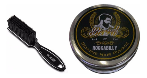 Kit Cepillo Andis + Cera Pomada Beard Men Para Barba