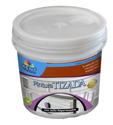 Pintura Tizada, Kent Blanco Invierno  Tineta 10lts