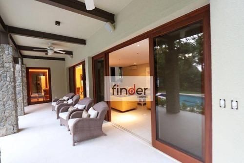 Imagem 6 de 30 de Condomínio Iporanga No Guarujá-sp. Casa À Venda, 397m², Piscina, Área Gourmet, 5 Dormitórios, 3 Suítes E 6 Vagas. A Poucos Passos Da Praia Das Conchas - Ca1029