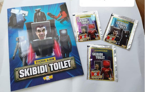 Album + 20 Sobres Skibidi Toilet