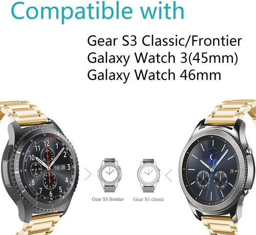 Shangpule Compatible Con Correas Gear S3, Galaxy Watch 3 De