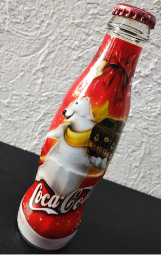 Botella Coca Cola Navidad 2003 273ml Oso Navideño Sellada 