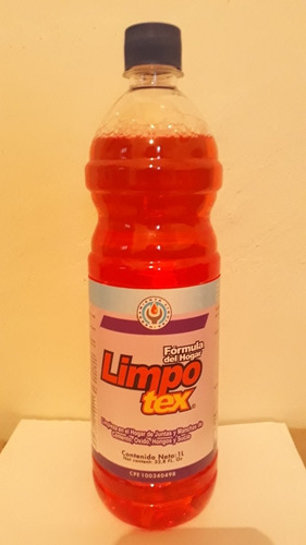 Imagen 1 de 2 de Limpotex 1 Litro. Fórmula Del Hogar