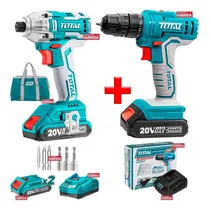 Comprar Atornillador De Impacto + Taladro Atornillador 20v Brushless