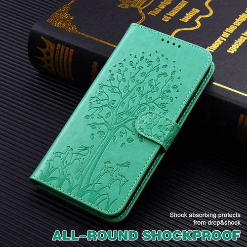 Funda For Motorola Carcasa Tipo Billetera Patrón De Árbol