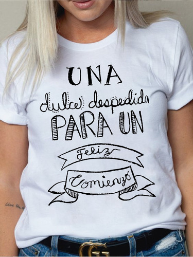 Camiseta Algodon Personalizada - Fiesta Despedida De Soltera