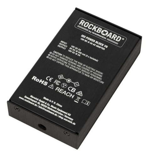 Fuente De Poder Rockboard Iso Power Block V6 - 6 Pedales