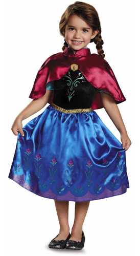 Disfraz Talla 2t Para Niñas De Ana Frozen Halloween 