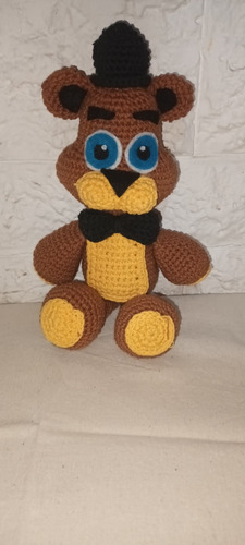 Muñeco Oso Freddy Fazbear Tejido A Crochet