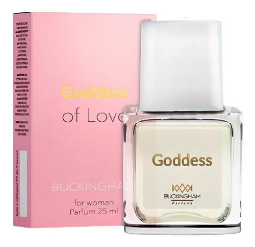 Perfume Goddess Fem. By Buckingham Parfum 25ml 40% De Essência. Alta Fixação Longa Duração Elegância Sofisticação Luxo Exclusividade