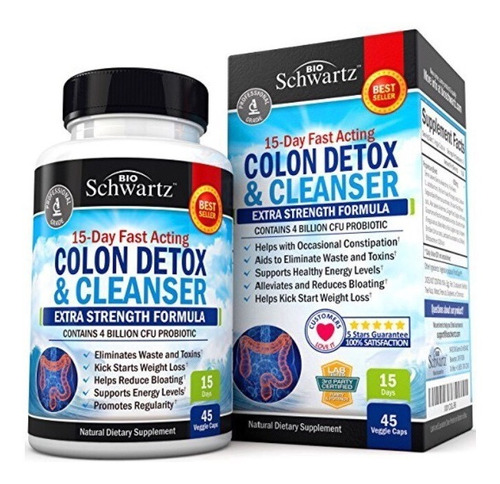 Limpieza De Colon Detox Con Probioticos Made In Usa