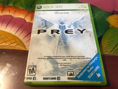 Prey Xbox 360 (halo,evil,resident,dantes,mortal,creed,alien)