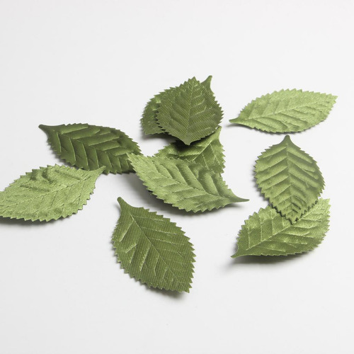 2 X 100pcs Hojas Falsas Artificial Para Decoración De De